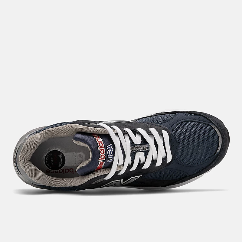 Męskie buty MADE in USA 990v3 Core – granatowe z białym