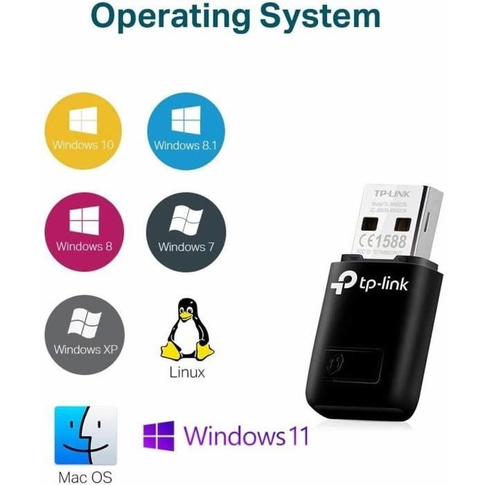 WIFI KEY / TP Link USB WiFi N 300 Mbps