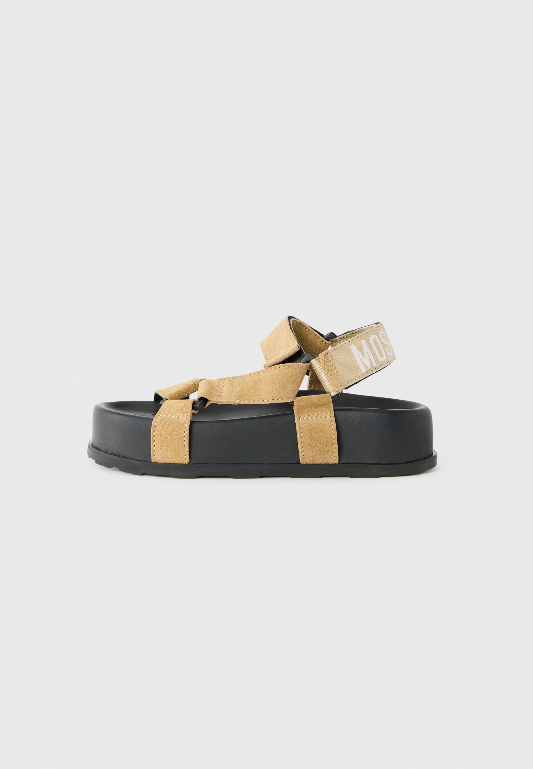 Sandali con plateau MOSCHINO - beige