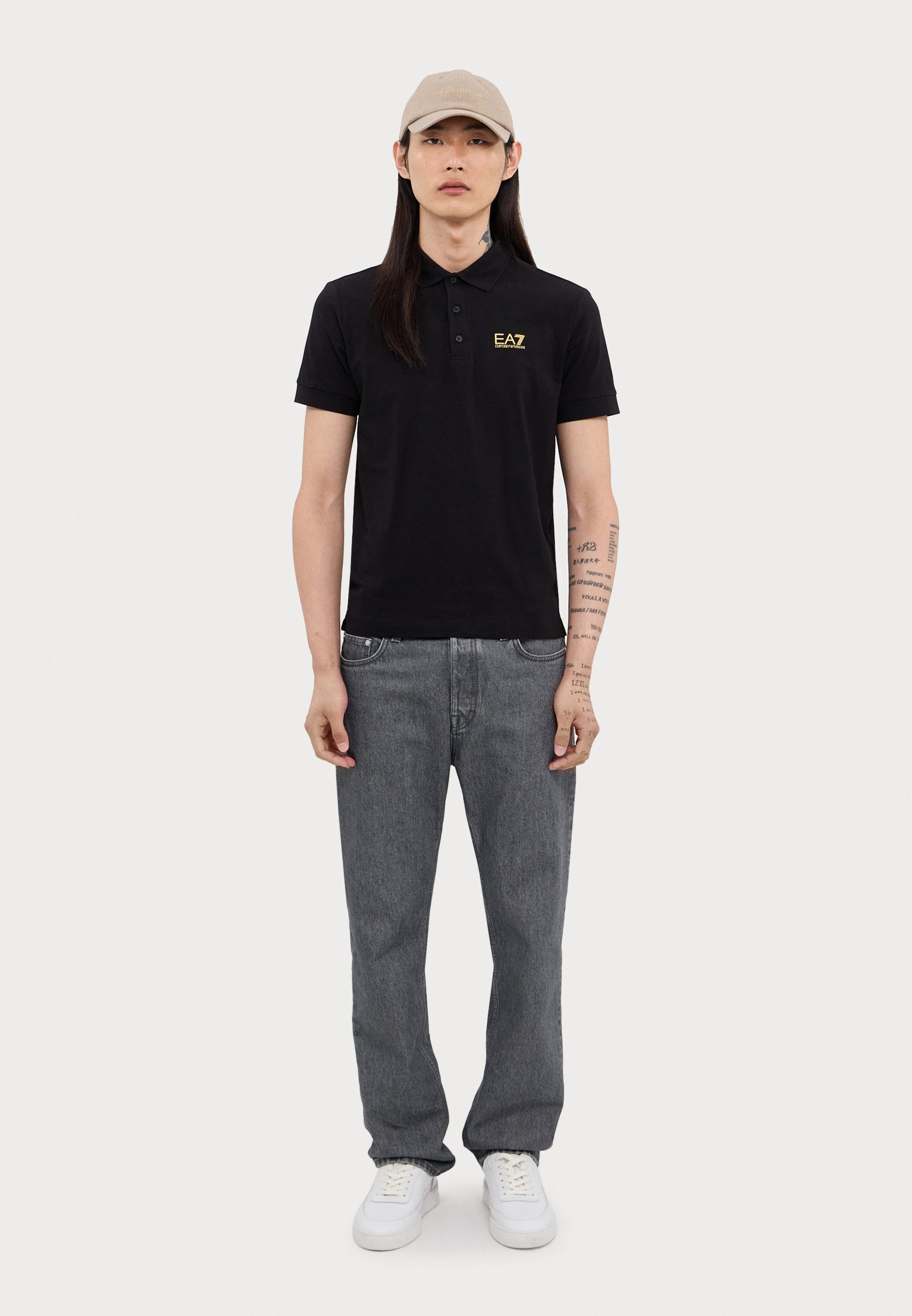 EA7 Emporio Armani TRAIN CORE - Polo - nera
