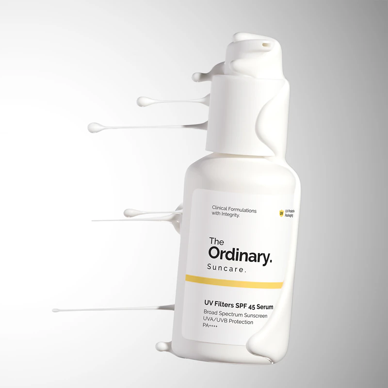 Sérum facial The Ordinary UV Filters FPS 45 com filtro UV