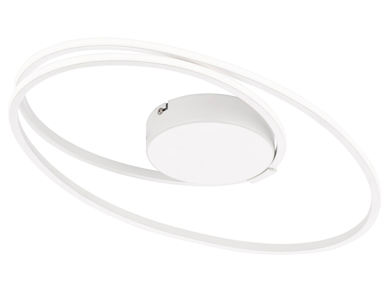 Lampa sufitowa Nia LED stalowa biała
