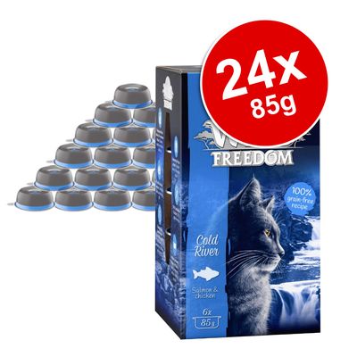 Plateaux Wild Freedom pour adultes, format économique, 24 x 85 g