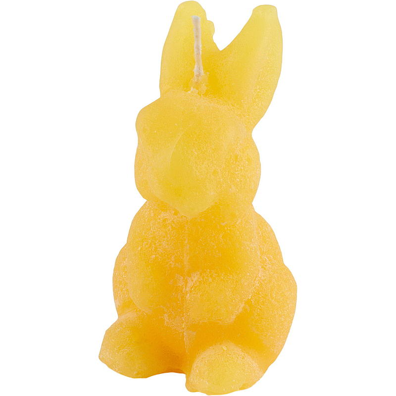 Paashaaskaars 2-pack 6x9,3 cm paraffinekaars geel