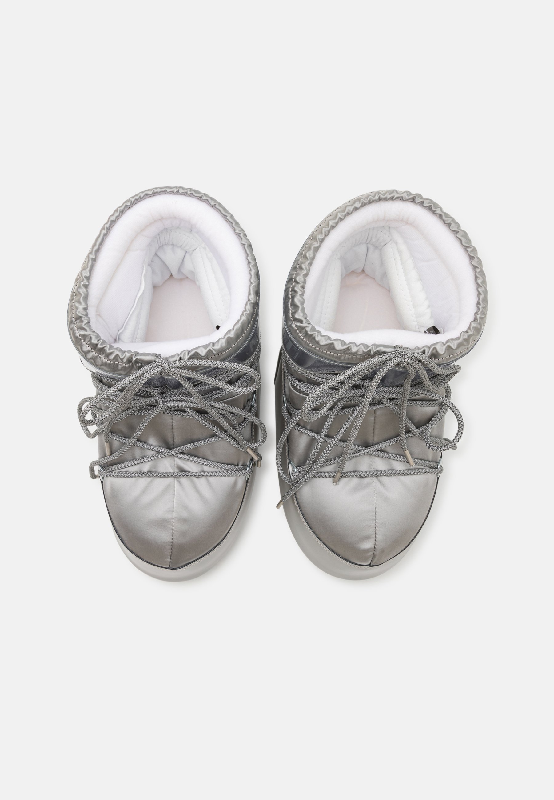 Bota Moon Boot ICON LOW GLANCE UNISSEX - Botas de cano curto com cadarço - prata