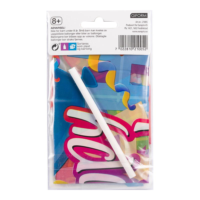 Giform folieballon 45 cm Happy Birthday