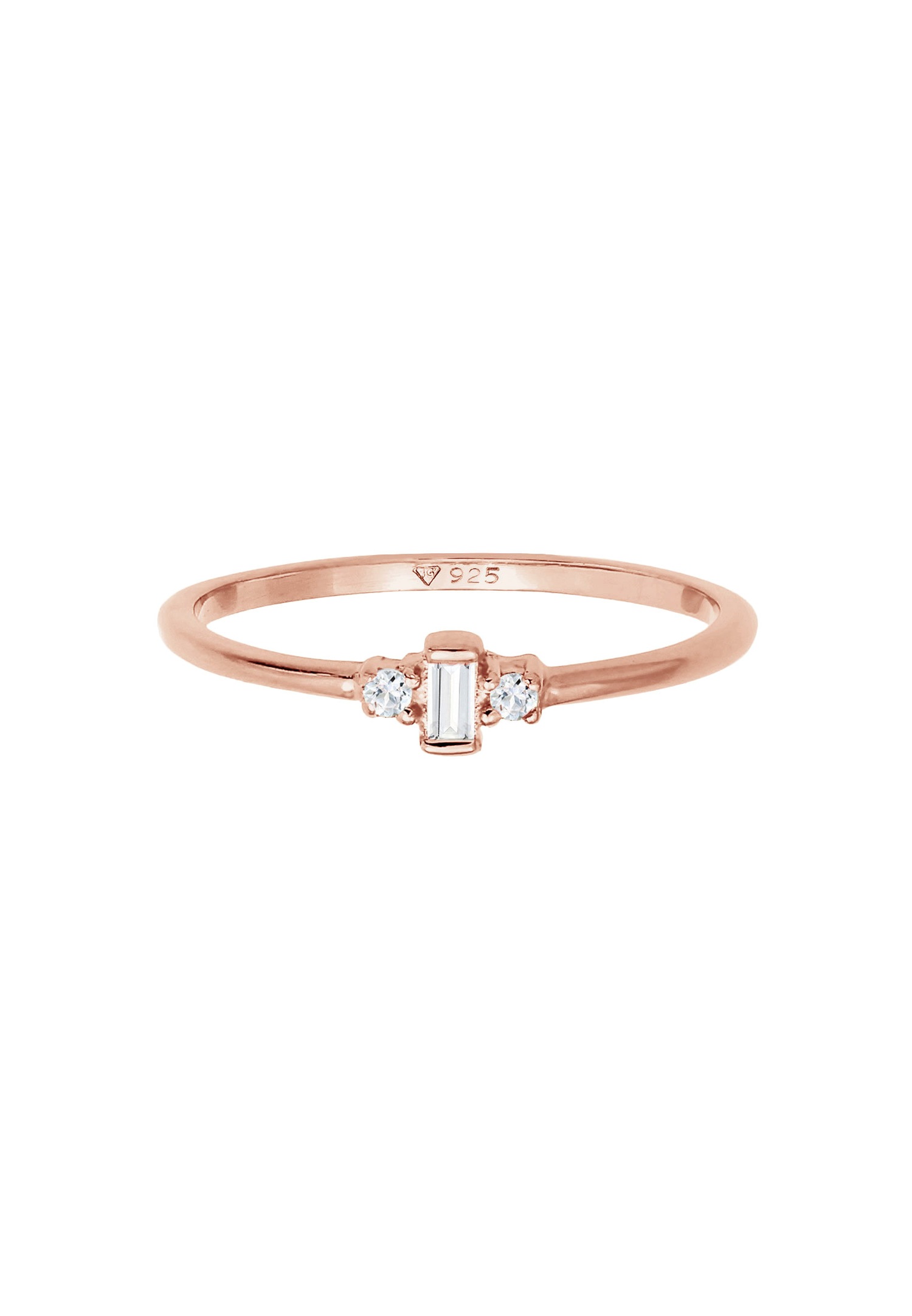 Elli PREMIUM Elli PREMIUM Bague Femmes Solitaire Fiançailles Filigrane avec Topaze en argent sterling 925 Plaqué or