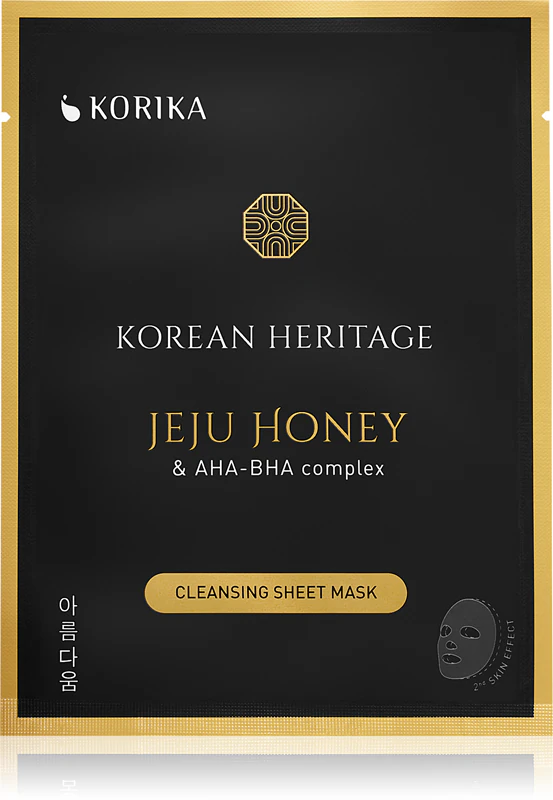Sada 5 čistiacich pleťových masiek KORIKA Korean Heritage - sada pleťových masiek za zvýhodnenú cenu pre dokonalé čistenie pleti