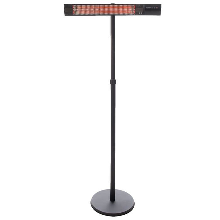 Calefactor de pie Sunred de 2500 W, color negro, para patio, jardín, balcón, terraza y uso exterior (428808)