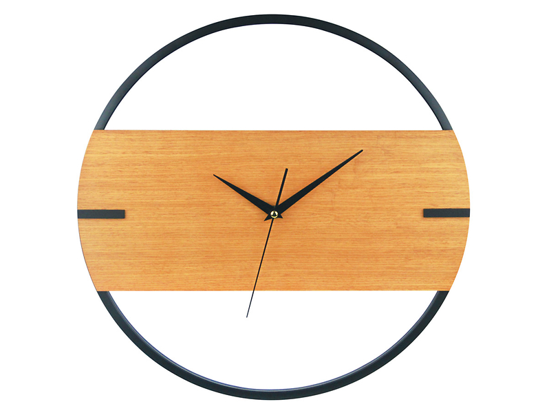 Zegar ścienny Design mdf brązowy