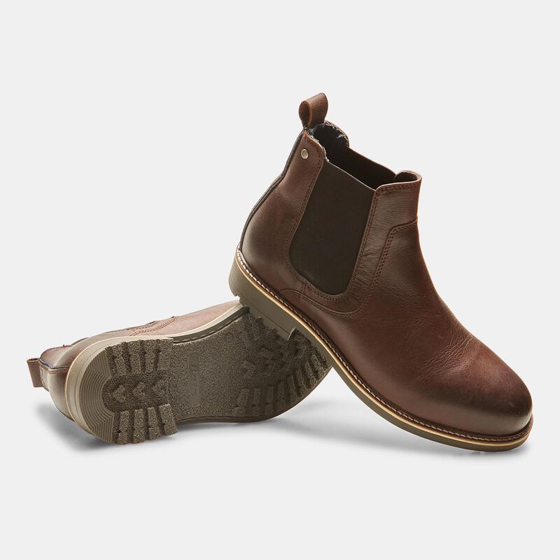 Chelsea boots van echt leer