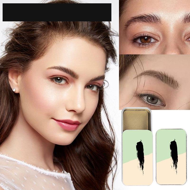 Jabón de cera para cejas de 12 g, gel para peinar cejas, pomada para cejas voluminosas y con efecto pluma, cosméticos incoloros, realzador de cejas de larga duración, maquillaje TSLM1