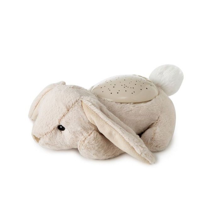 Twilight Buddies® Nightlight - Rabbit - Beige - CLOUD B - Unisex Baby - Projects a starry sky - From birth
