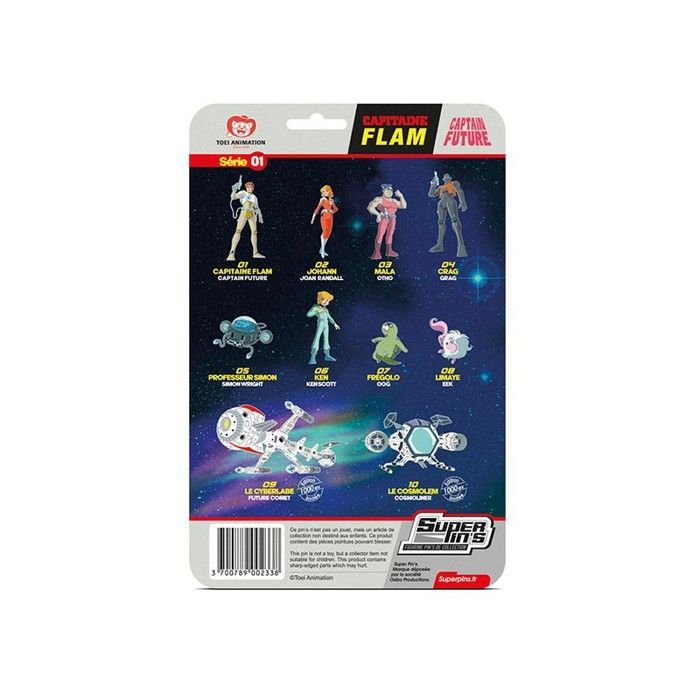 Figurine - SP COLLECTION - Capitaine Flam - 10,5 cm - Multicolore - Intérieur