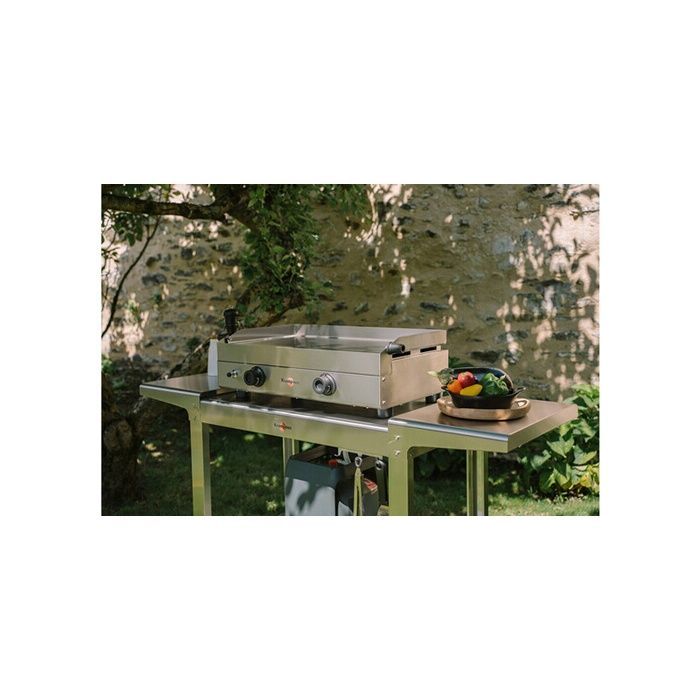 Plancha gaz Krampouz Saveur Double PFSV2MA-KR 3400 W Inox