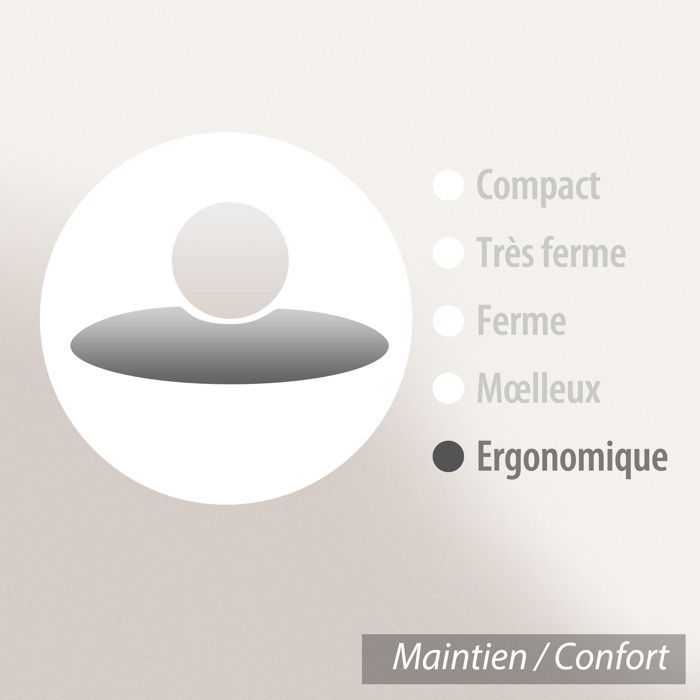Cuscino ASCONA in memory foam viscoelastico 60x60 cm