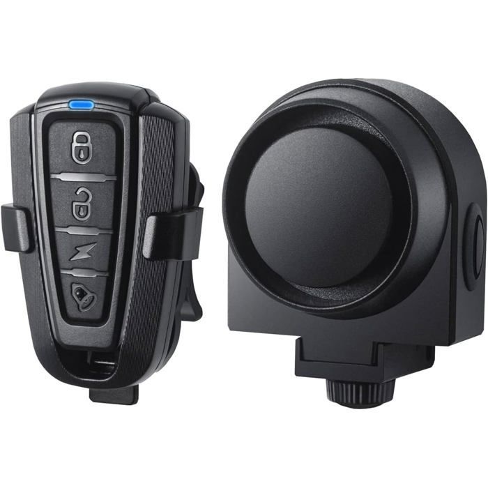 Alarma antirrobo, alarma inteligente con control remoto inalámbrico, alarma inteligente por vibración resistente al agua.