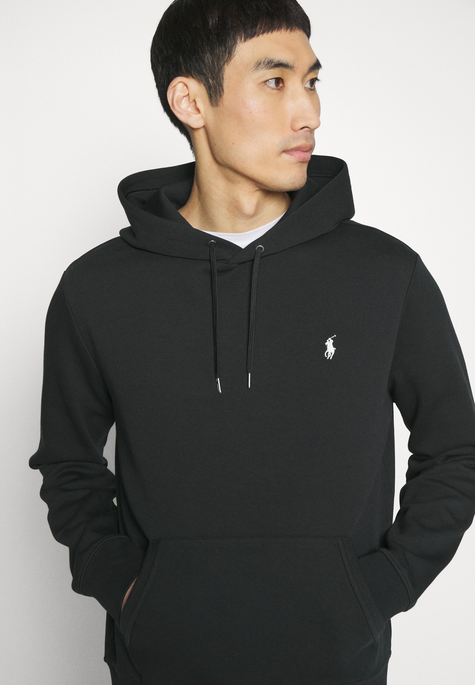 Polo Ralph Lauren DŁUGI RĘKAW - Bluza z kapturem - czarna