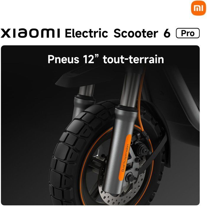 Trotinetă electrică - Xiaomi - Trotinetă electrică 6 Pro - 1000W max - 12