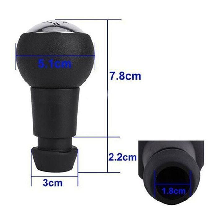 5-Gang-Schaltknauf für PEUGEOT 308 2008, 3008, 5008, CITROËN C3, C4, Picasso