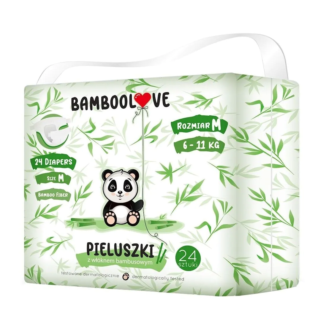 Bamboolove Pieluszki Jednorazowe Rozm.M