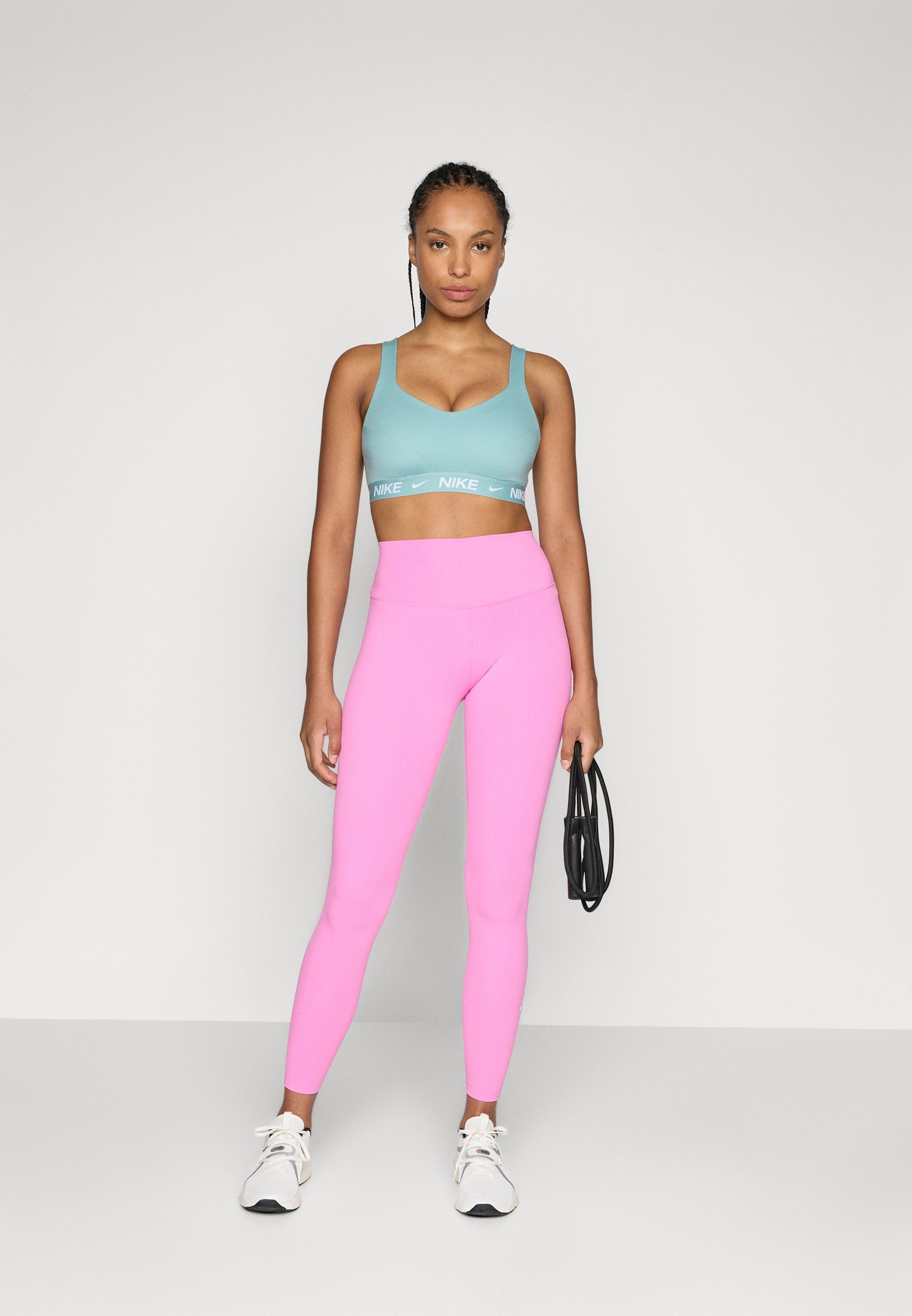 Nike Performance Leggings - leken rosa/hvit