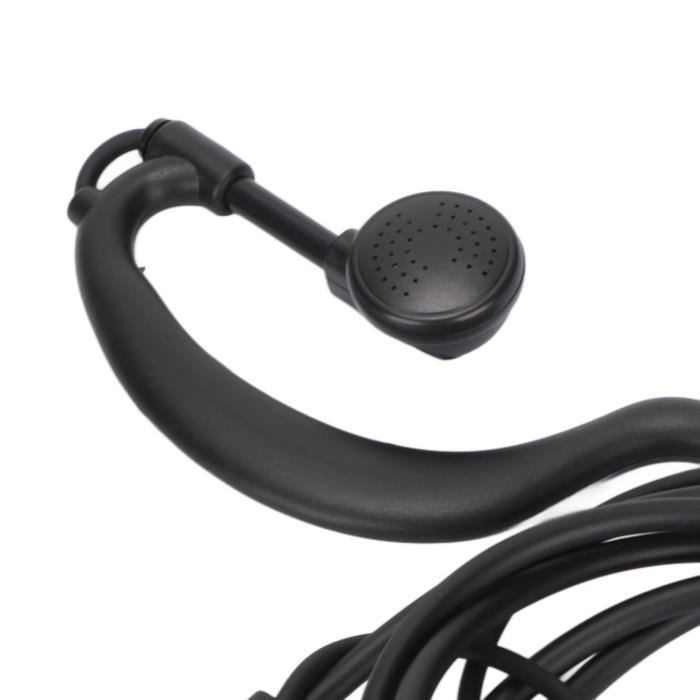 Auriculares para walkie-talkie con conector de 2,5 mm, radio bidireccional con micrófono para Motorola TLKR T80 T60 T5 T7 T3 T4 SURENHAP