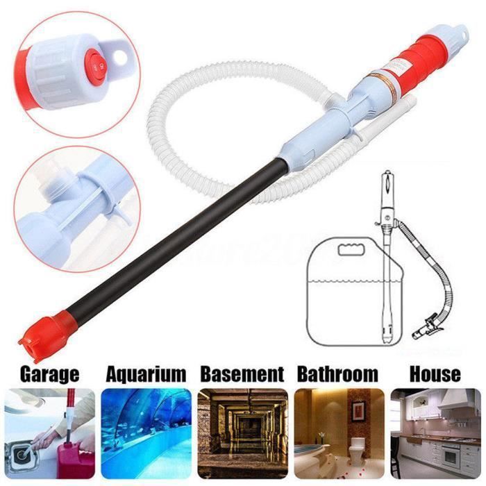 BOBLOV Electric Siphon Pump. Electric submersible pump for liquids, battery operated (pump capacity: 8L/min)