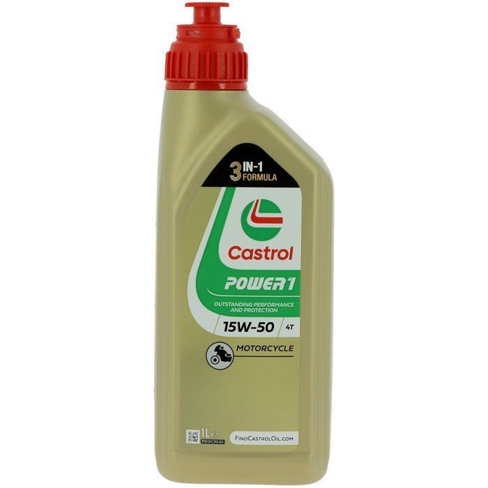 Aceite de motor - CASTROL Power 1 4T 15W-50 - 1L - 15W50