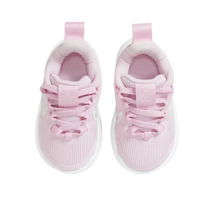 Chaussures pour Bébé et Petit enfant - NIKE - Star Runner 4 - Rose - Lacets - Fille