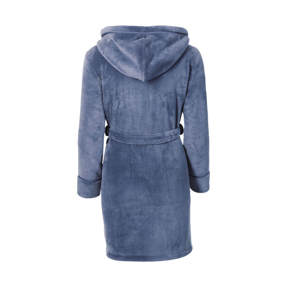 badjas, blauw