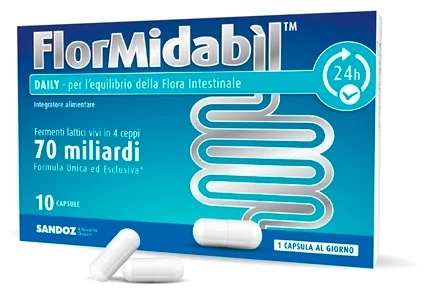 FLORMIDABIL Flormidabil Daily 10 capsules Complément alimentaire à base de ferments lactiques