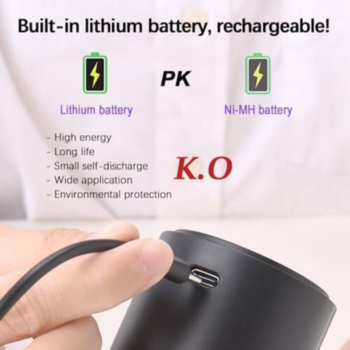 Rechargeable electric wine aerator with pourer, automatic decanter, corkscrew and vacuum stopper (set)