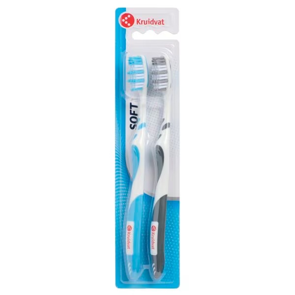 Kruidvat Regular Soft четкица за зубе<br>2 комада