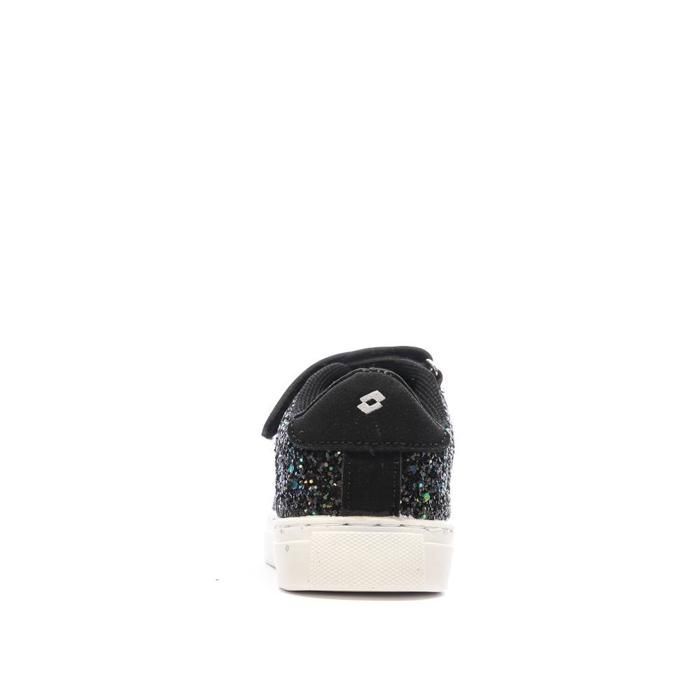 Zapatillas negras para niña Lotto Plaisance