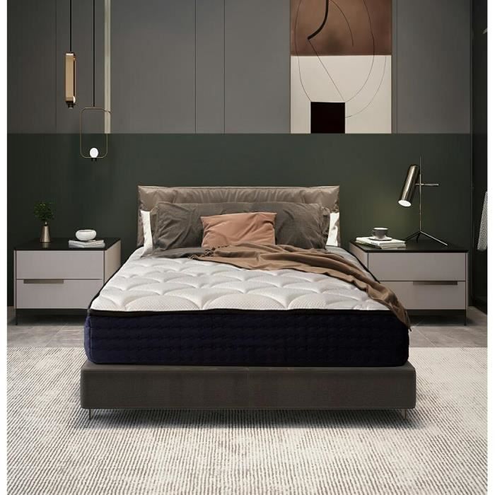 Materasso di lusso in memory foam 90x190 cm Memo - spessore 22 cm - 7 zone di comfort in memory foam adattivo