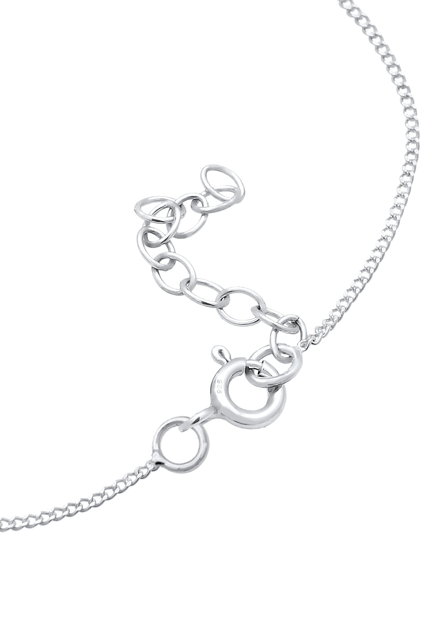 Elli avec Smiling face Pendentif Joyeux Femme - Argent (925/1000)