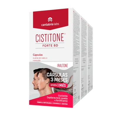 Cistitone-kapselit hiustenlähtöön Cistitone Forte BD 3 x 60 kapselia 3 x 60 kapselia