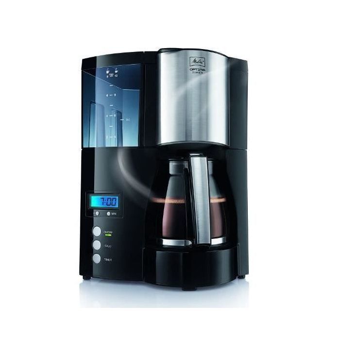 Cafetière filtre programmable Optima Timer - MELITTA - 100801 - 1L - 850W