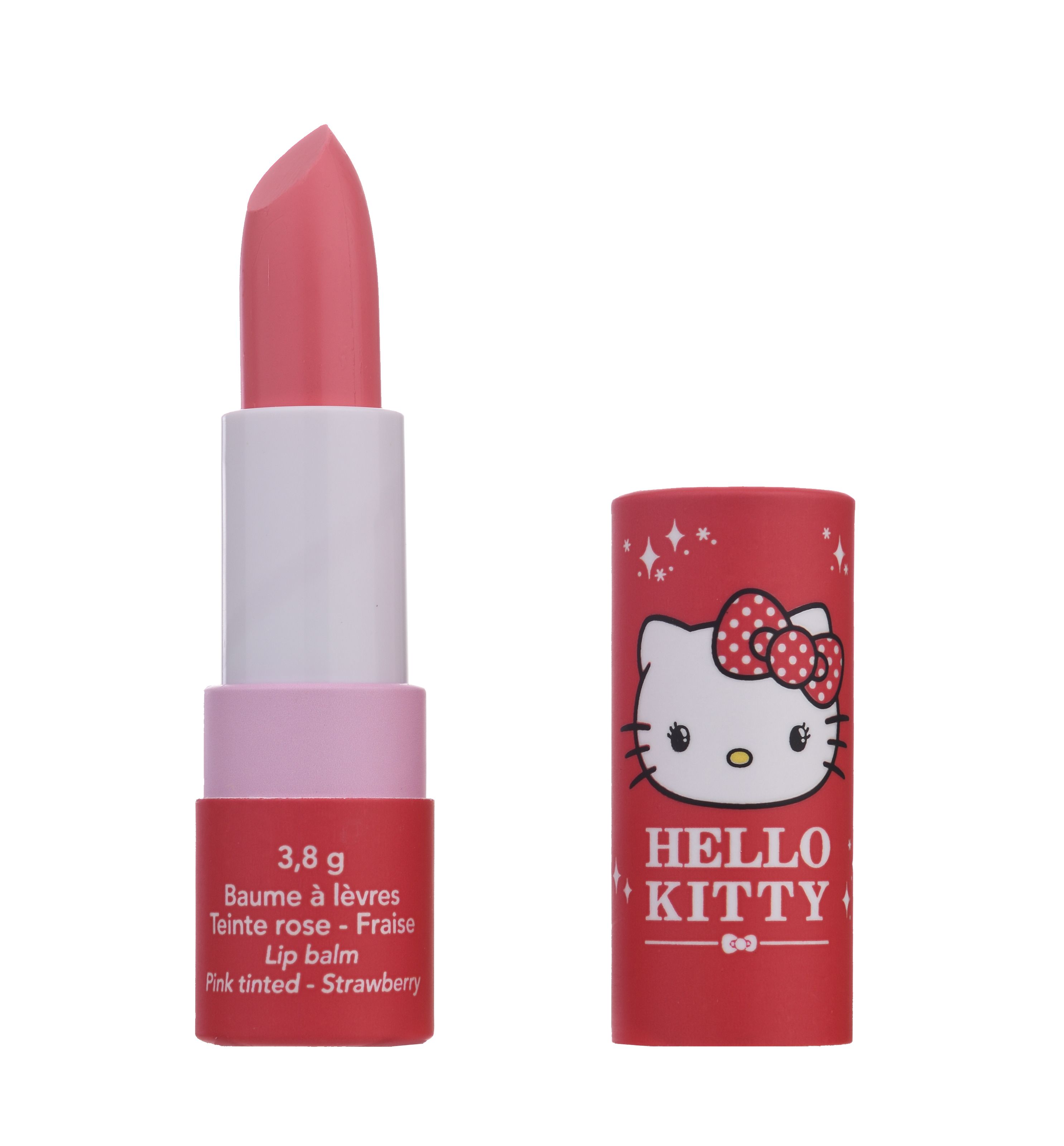 „Hello Kitty“ tonuotas lūpų balzamas Lūpų balzamai, drėkikliai ir lūpų priežiūros priemonės
