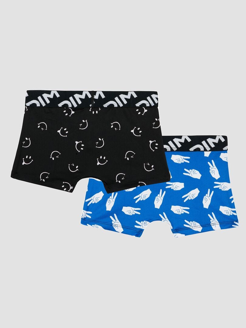 Set med 2 tryckta boxershorts - GRÅ