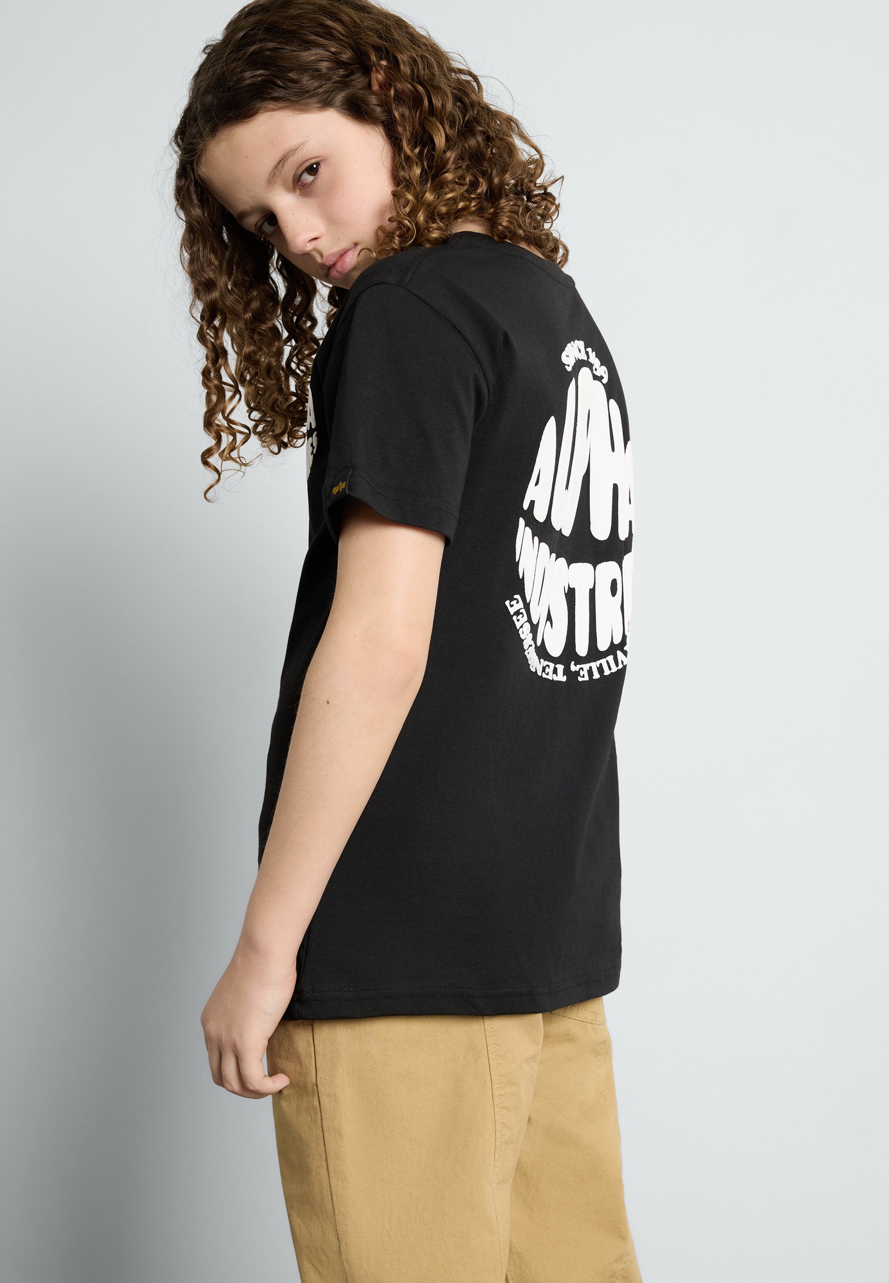 LOGO KIDS TEENS UNISEX - Tričko s potiskem - black