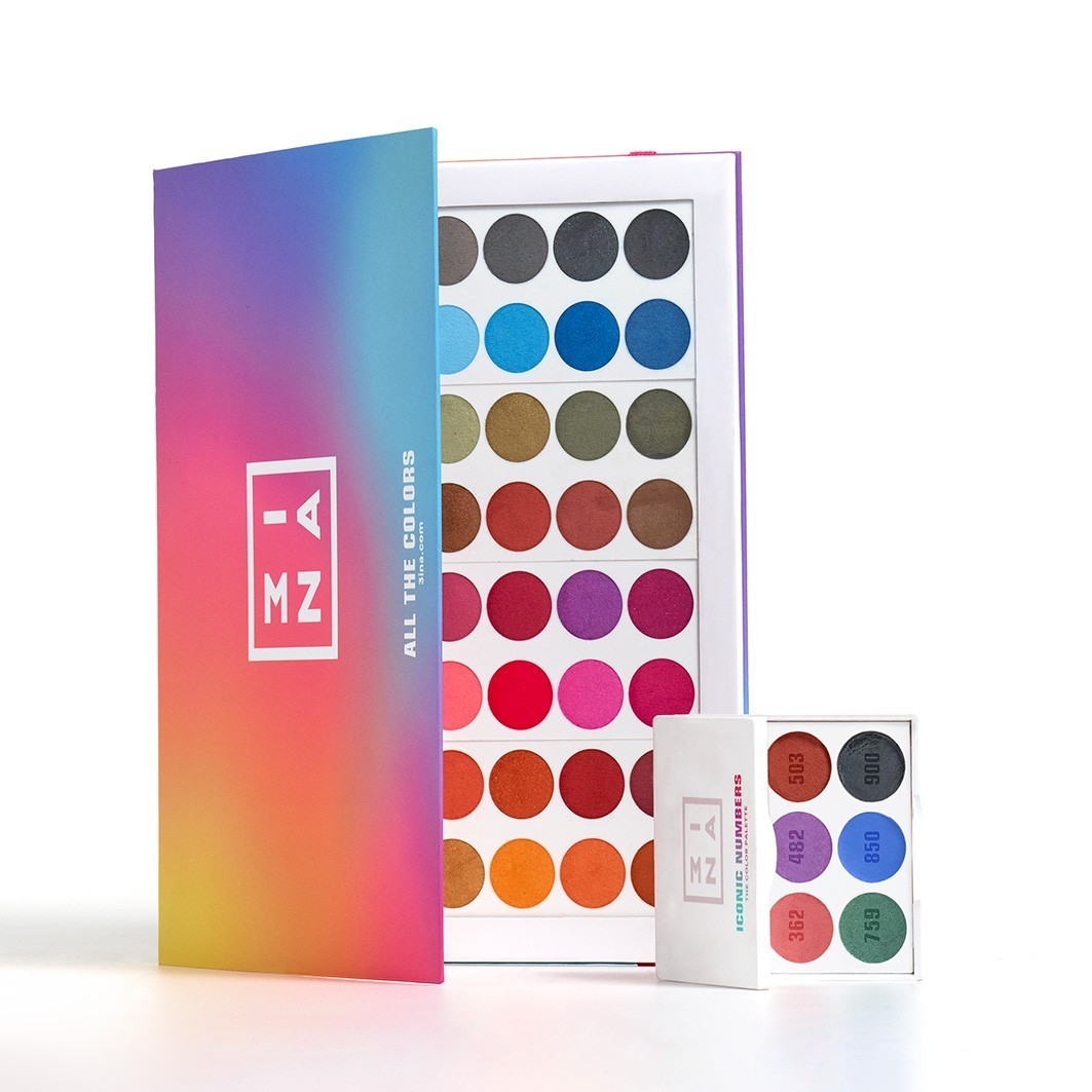 Paleta očných tieňov 3INA – Ikonické čísla – Viacfarebná