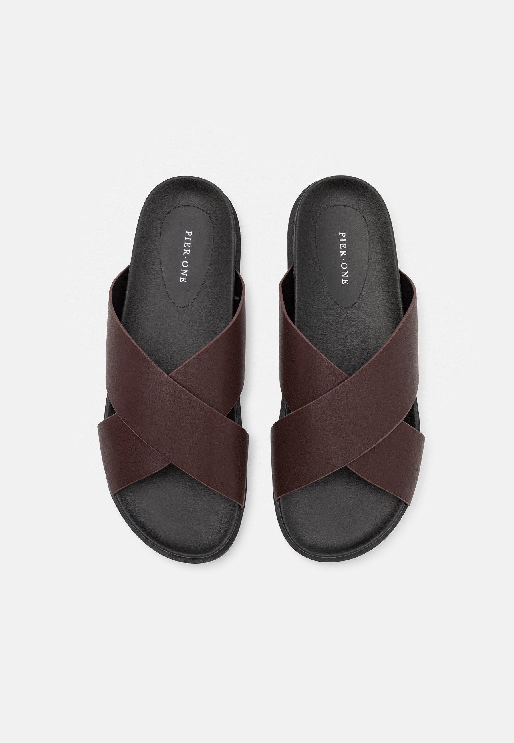 Pantofle Pier One - hnědé