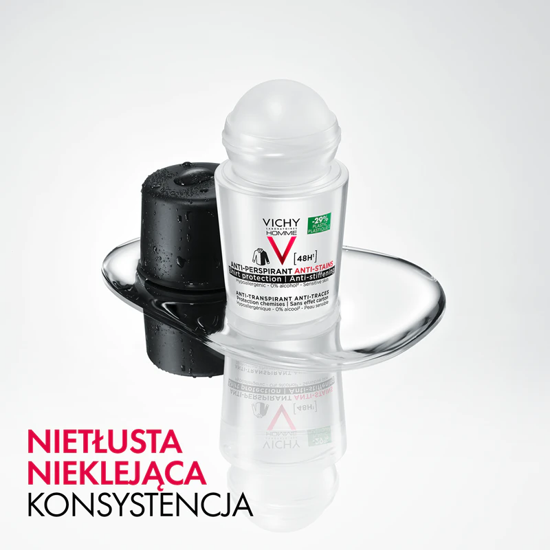 Vichy Homme Deodorant antiperspirant proti bielym a žltým škvrnám 48 hodín