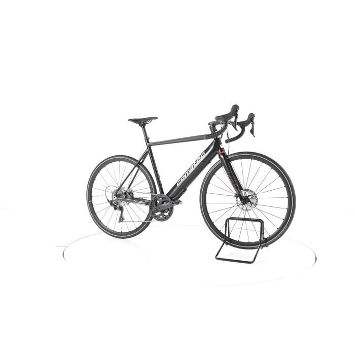 Bicicleta elétrica - Corratec E-Corones Elite - preta - Bicicleta elétrica para gravel e estrada - FAZUA 250 Wh Recondicionada