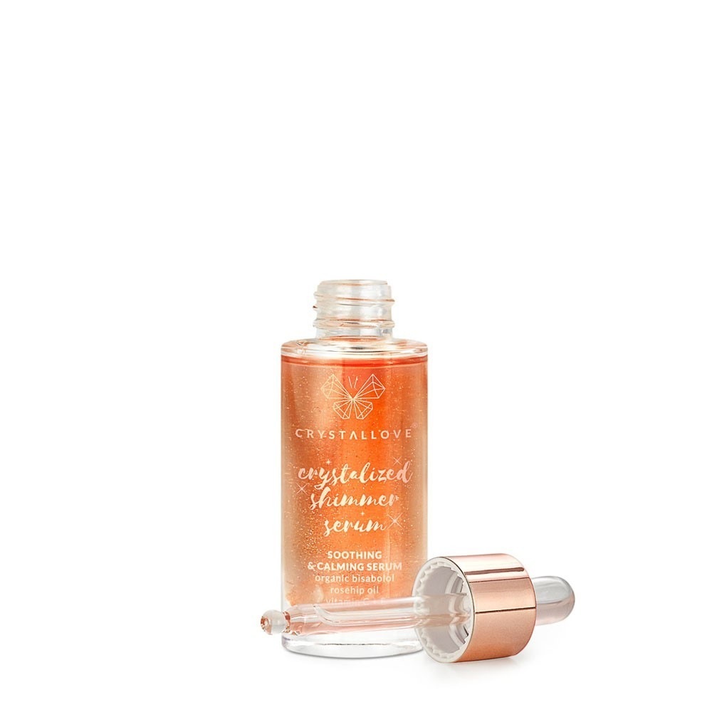 Crystallove vlažilni serum, bleščeč serum z rožnatim kremenom - 30 ml