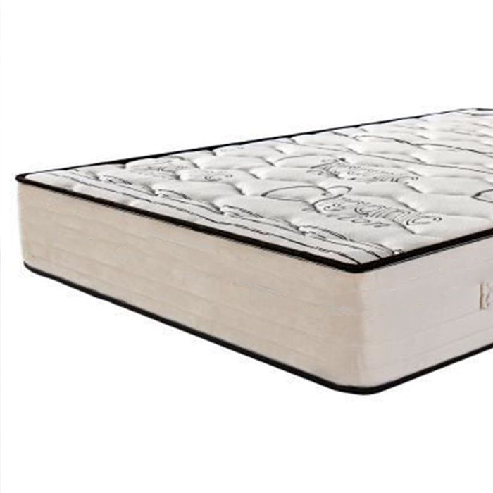 Materasso reversibile NELIA 180x200 cm, schiuma ad alta densità, zone di riposo indipendenti, con lato estivo/invernale, spessore 24 cm