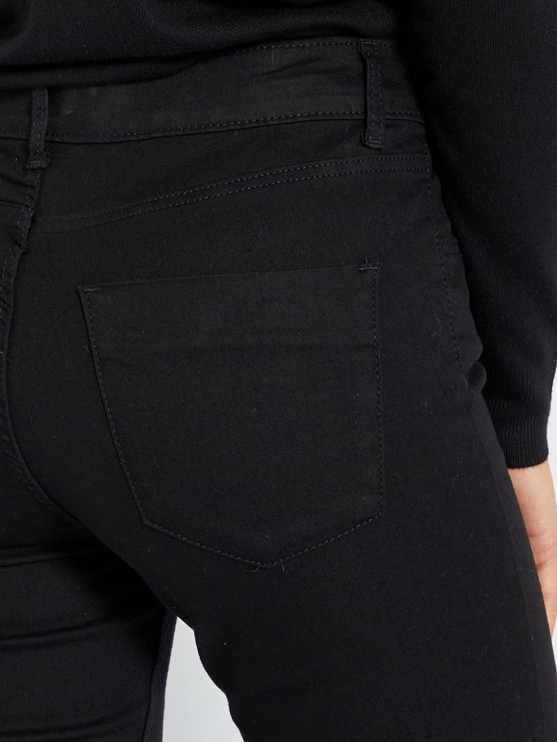 Calça jeans skinny elástica - Preta