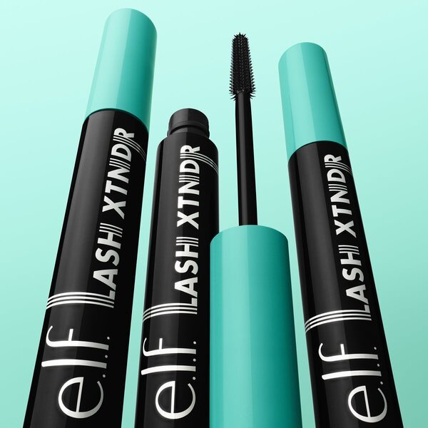 „elf Lash XTNDR Pitch Black“ blakstienų tušas